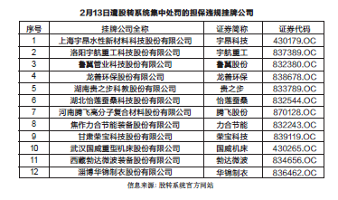 一天处罚12家  新三板涌现违规担保监管潮